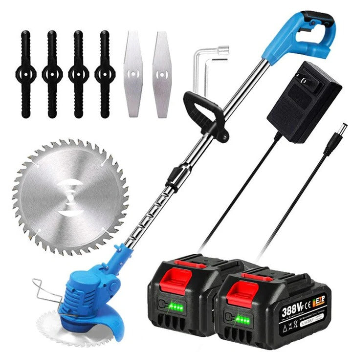 Versatile Cordless Lawn Edger with Adjustable Features