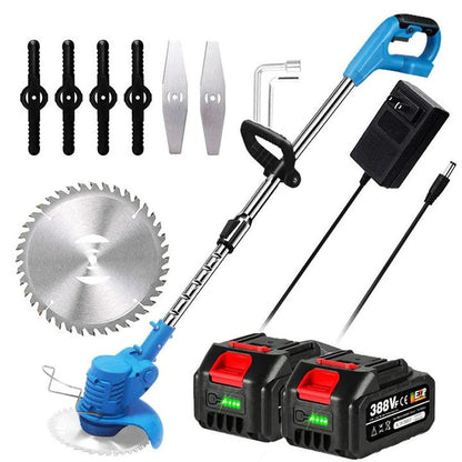 Versatile Cordless Lawn Edger with Adjustable Features