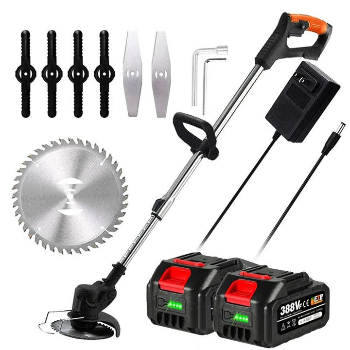 Versatile Cordless Lawn Edger with Adjustable Features