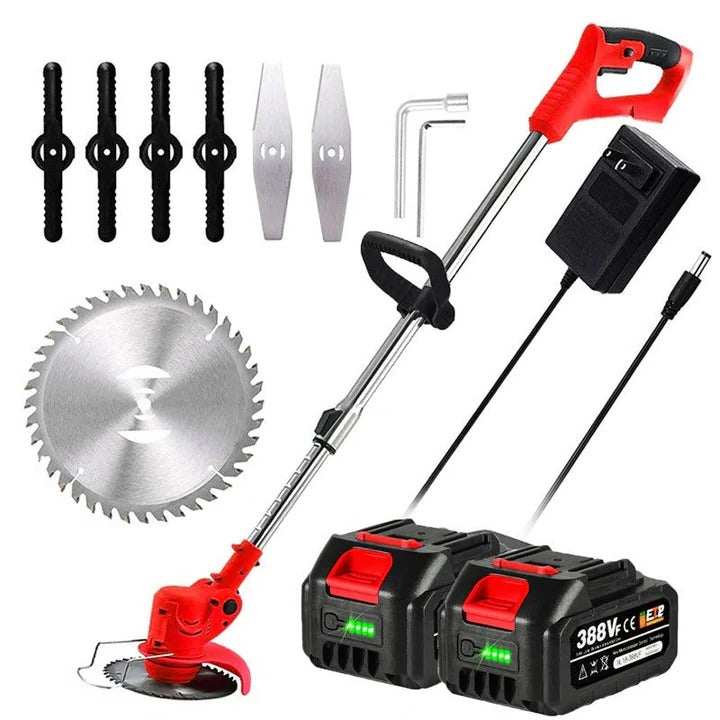 Versatile Cordless Lawn Edger with Adjustable Features