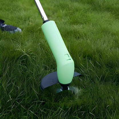 Compact Battery-Operated Lawn Edger and Grass Cutter