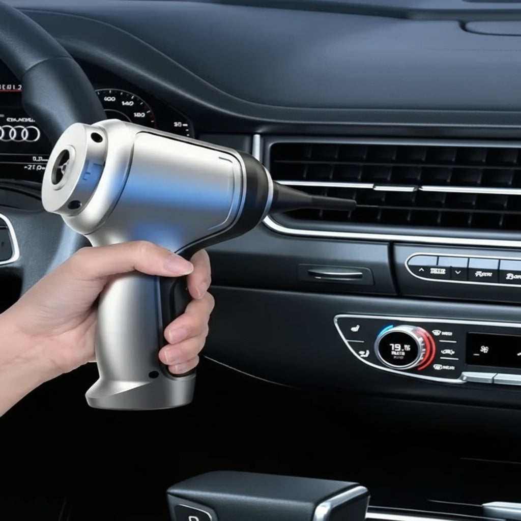 Cordless Car Cleaner with Versatile Attachments