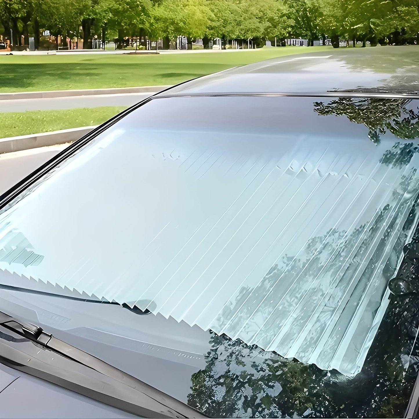 Compact Retractable Sunshade for Vehicle Windows