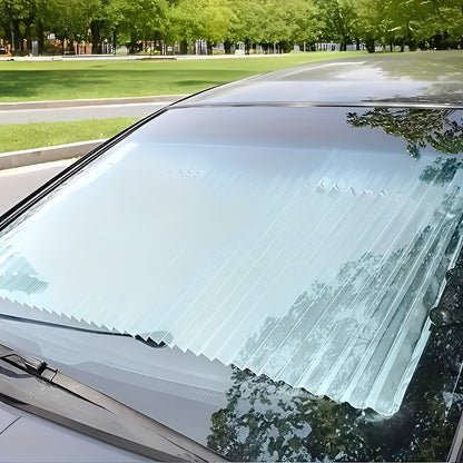 Compact Retractable Sunshade for Vehicle Windows