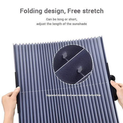 Compact Retractable Sunshade for Vehicle Windows