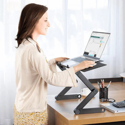 Versatile Adjustable Laptop Stand for Home and Office Use