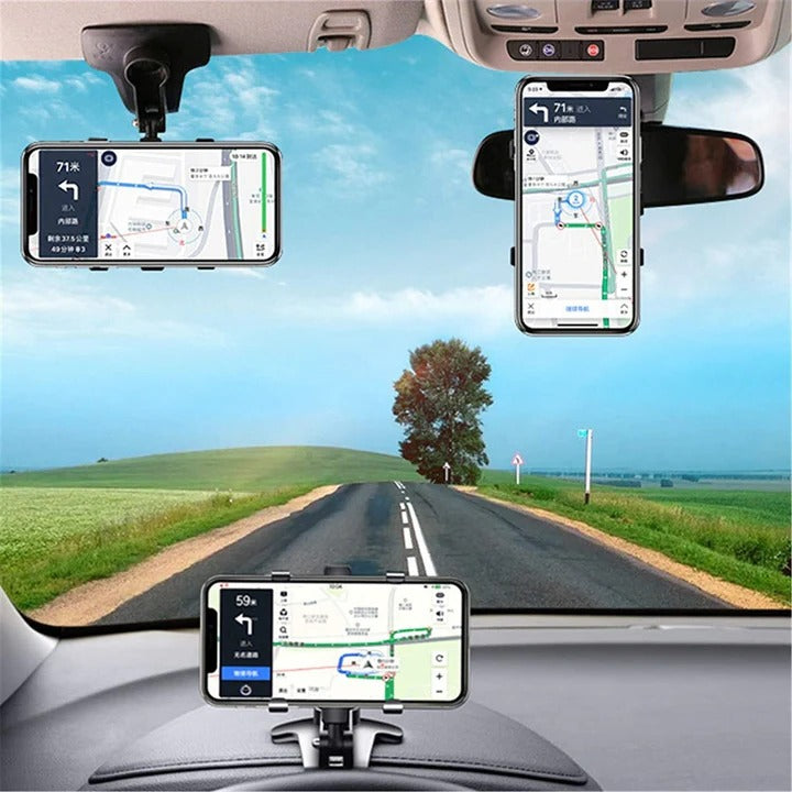Versatile Car Phone Mount with 360° Rotation