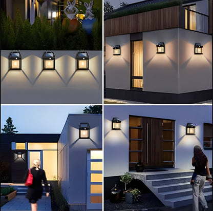 Eco-Friendly Outdoor Wall Light with Motion Detection - 2-Pack