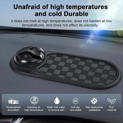 Versatile Dashboard Phone Mount with Storage Solutions