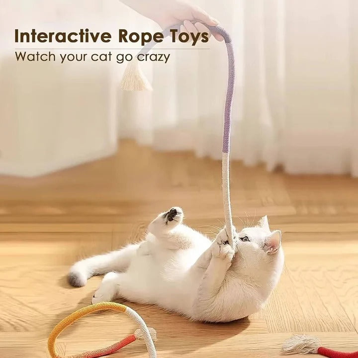 3-Piece Cat Play and Chew Set with Natural Silvervine