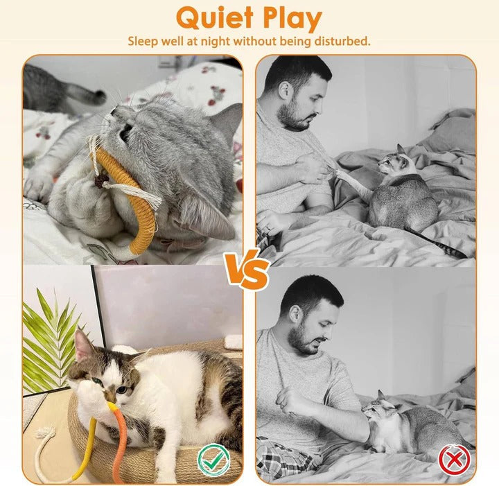 3-Piece Cat Play and Chew Set with Natural Silvervine