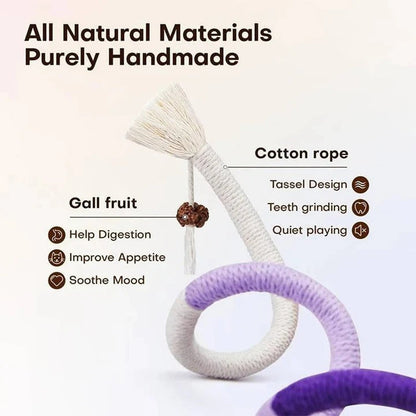3-Piece Cat Play and Chew Set with Natural Silvervine