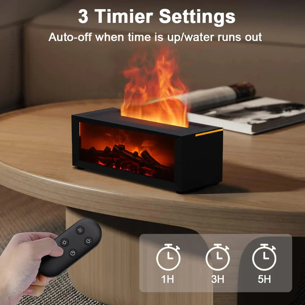 AromaMist Humidifier with Lifelike Flame Illumination
