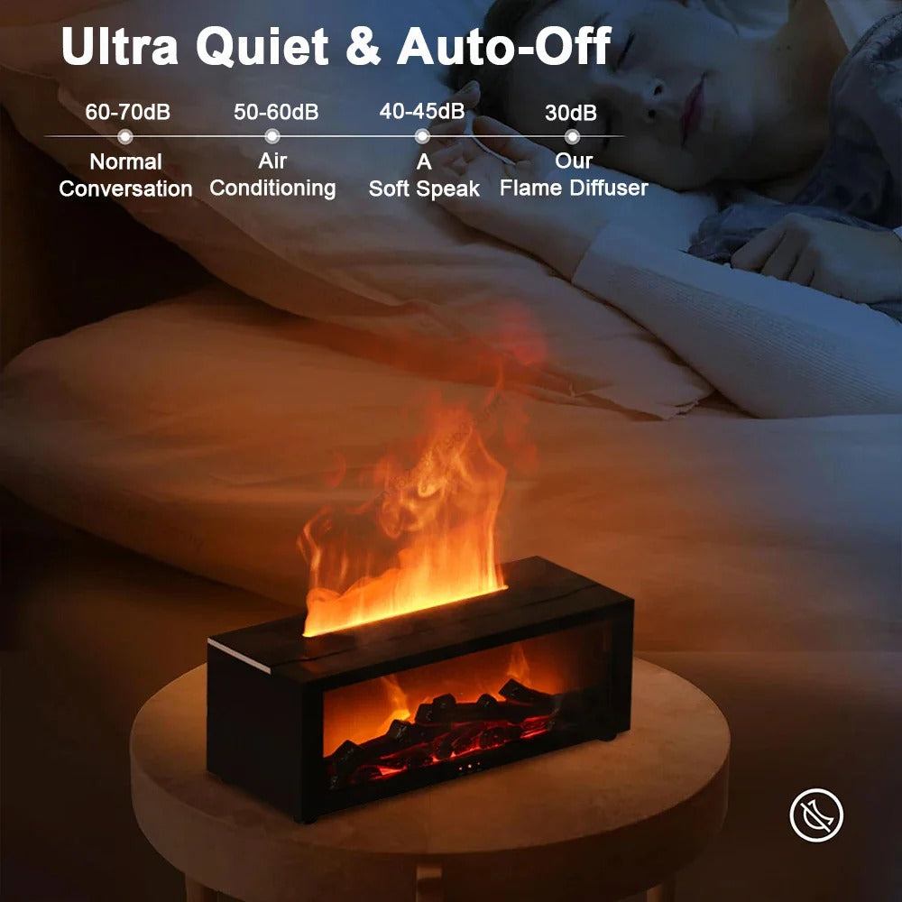 AromaMist Humidifier with Lifelike Flame Illumination