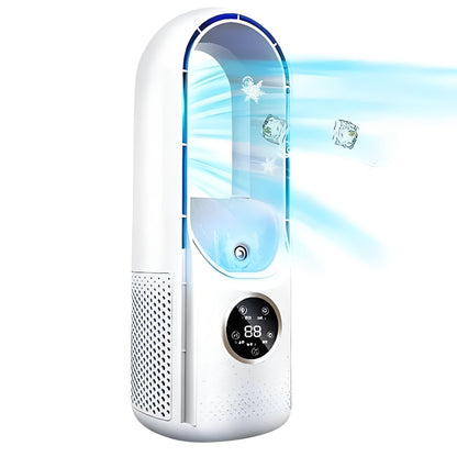 Compact Blade-Free Cooling Fan for Home & Office