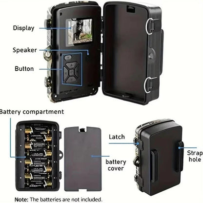 All-Weather Wildlife Surveillance Camera with Night Vision