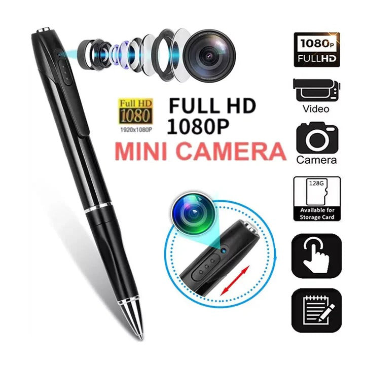Compact 1080P Video Recording Pen with Audio Capture