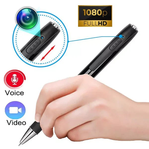 Compact 1080P Video Recording Pen with Audio Capture