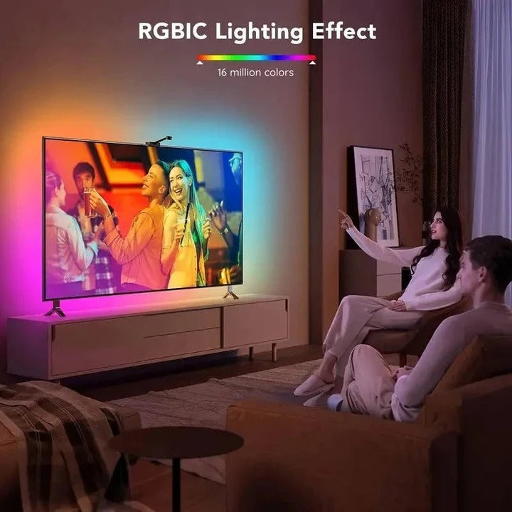 Dynamic LED Backlight Strip for Enhanced TV Ambiance