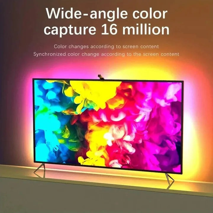 Dynamic LED Backlight Strip for Enhanced TV Ambiance