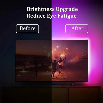 Dynamic LED Backlight Strip for Enhanced TV Ambiance