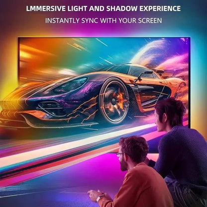 Dynamic LED Backlight Strip for Enhanced TV Ambiance