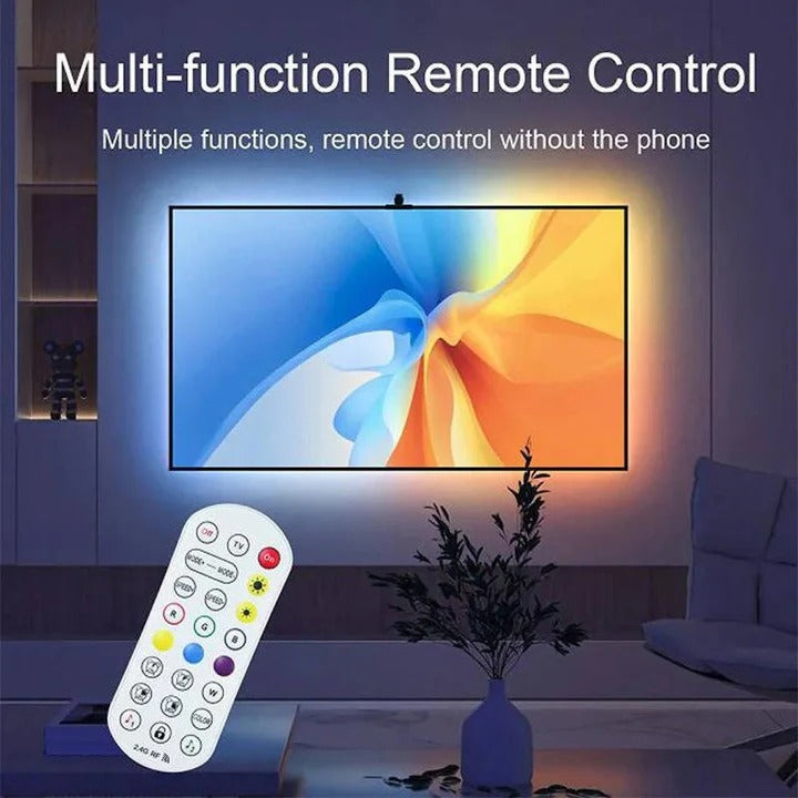 Dynamic LED Backlight Strip for Enhanced TV Ambiance