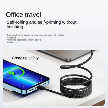 Smart Magnetic Charging Cable with Tangle-Free Design