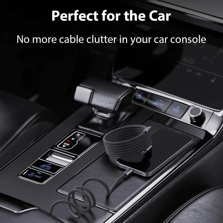 Smart Magnetic Charging Cable with Tangle-Free Design