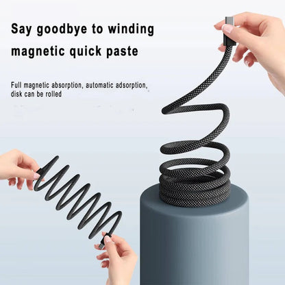 Smart Magnetic Charging Cable with Tangle-Free Design