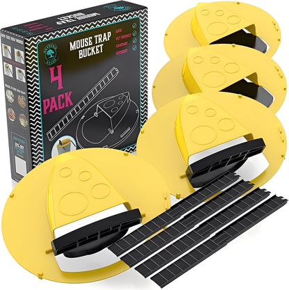 Smart Bucket Lid Rodent Catcher, Pack of 4