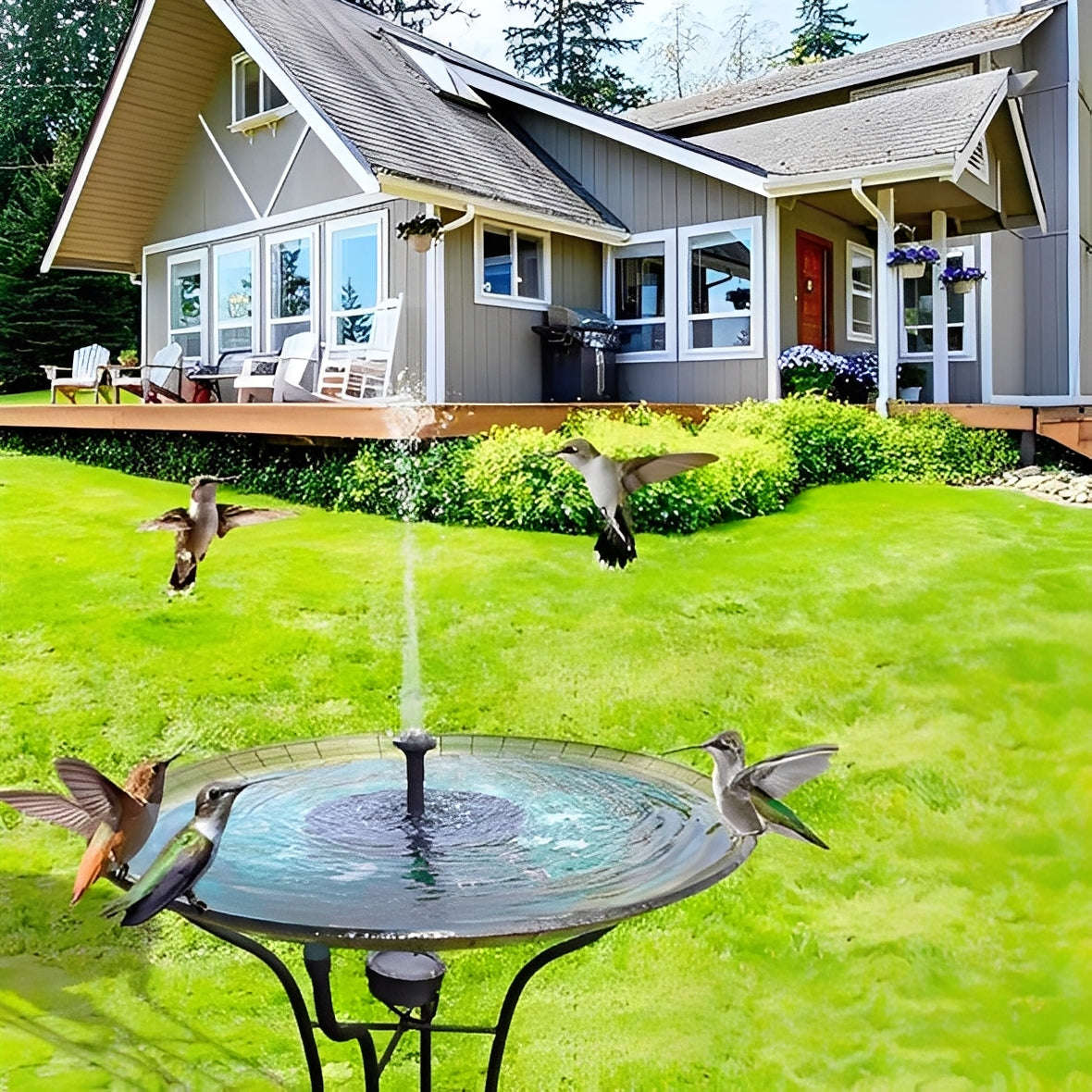 Eco-Friendly Solar Fountain Pump for Garden and Pond Decor