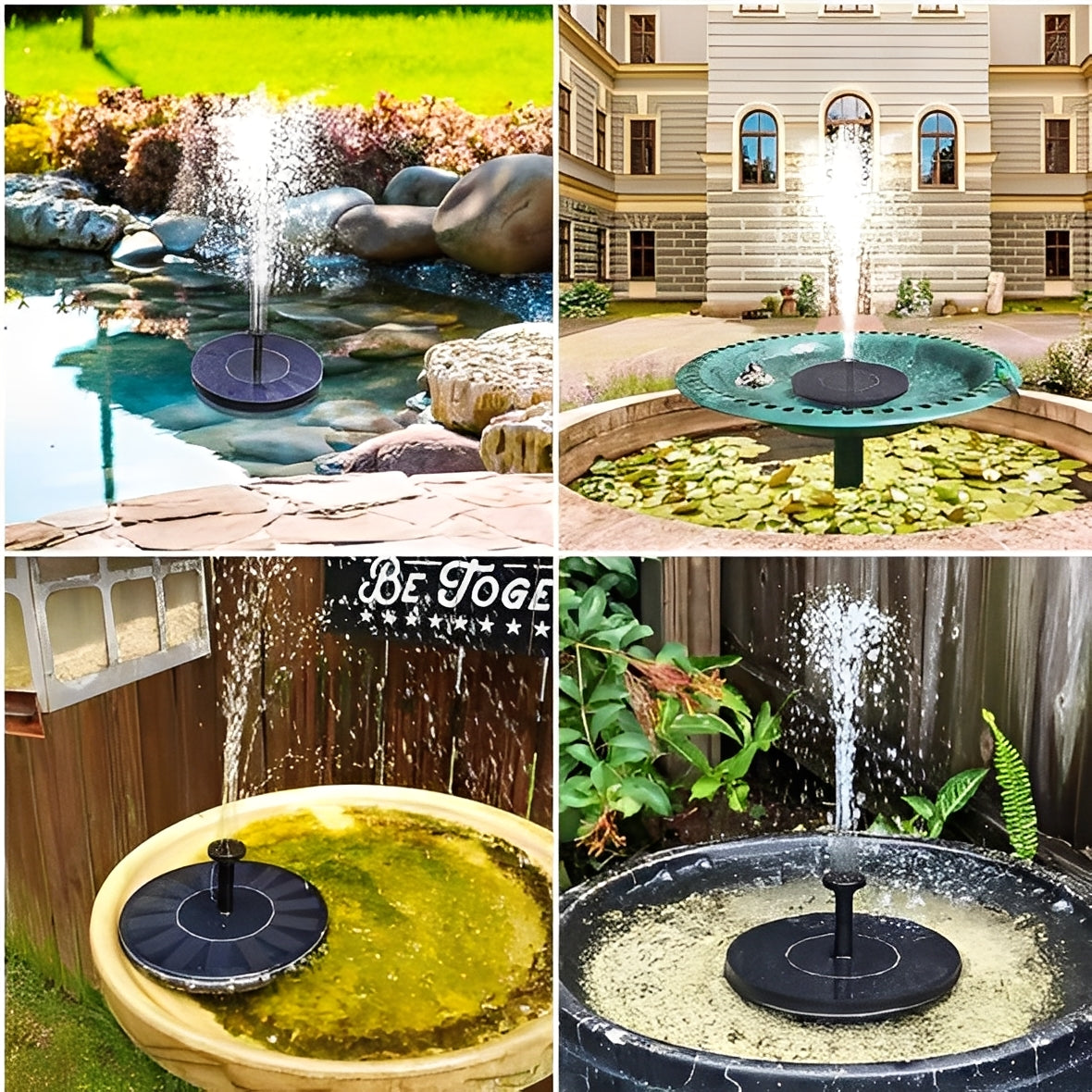 Eco-Friendly Solar Fountain Pump for Garden and Pond Decor