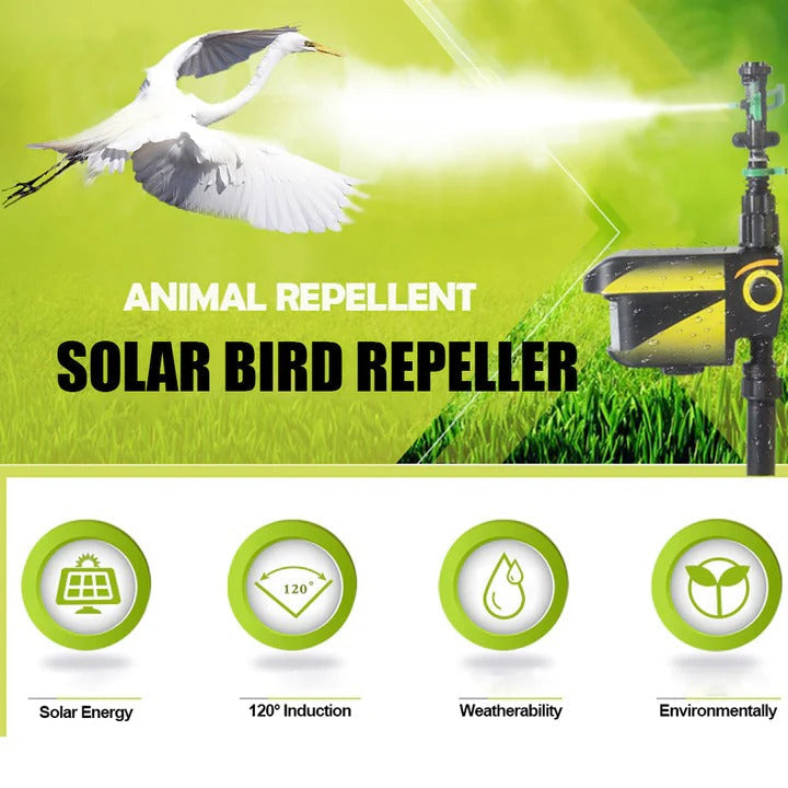 Eco-Friendly Motion-Sensing Animal Repellent Sprinkler