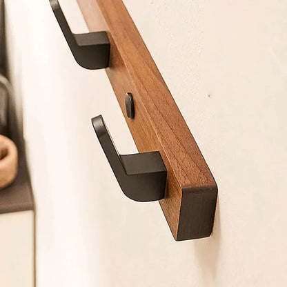 Chic Wall-Mounted Coat Hook with Rustic Appeal