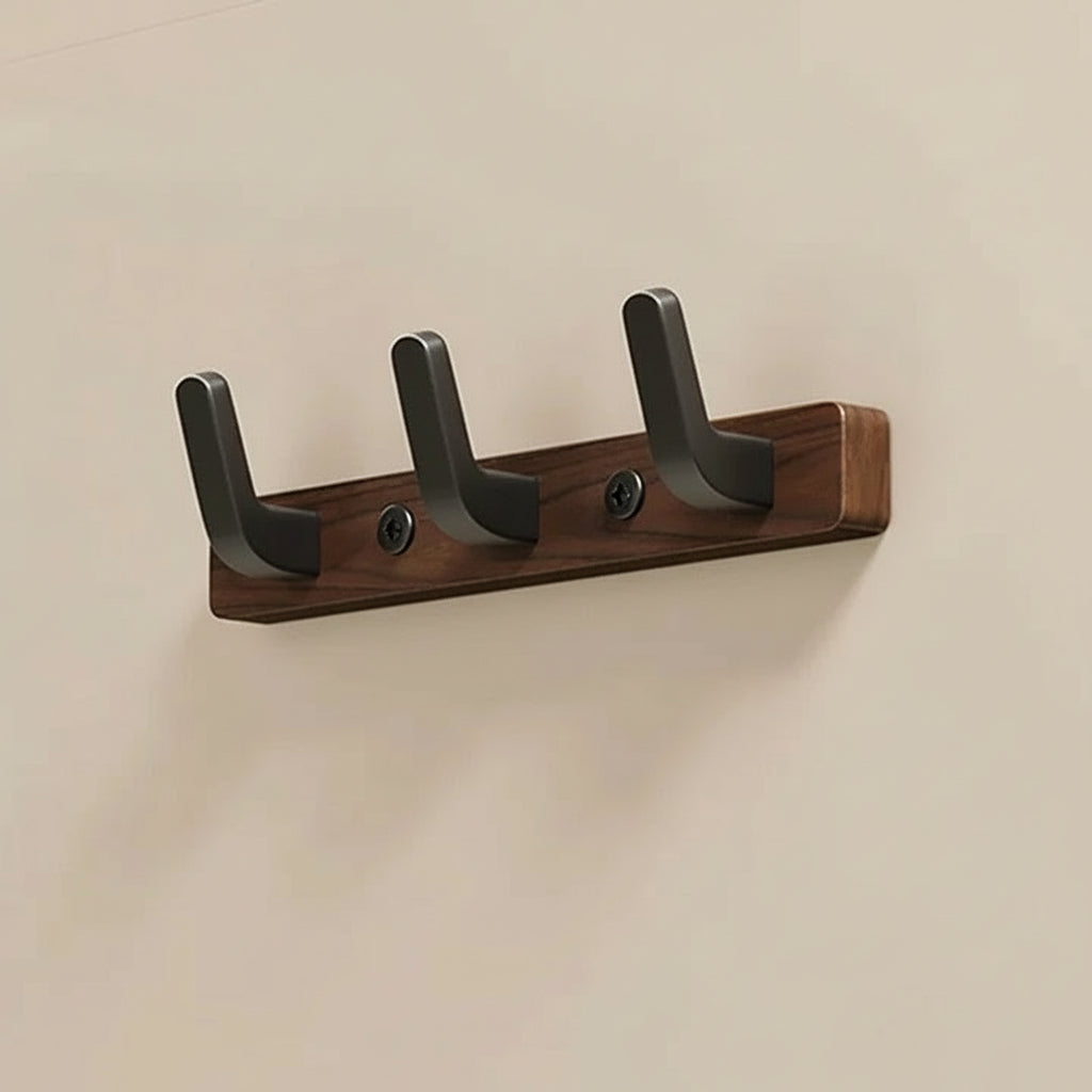Chic Wall-Mounted Coat Hook with Rustic Appeal