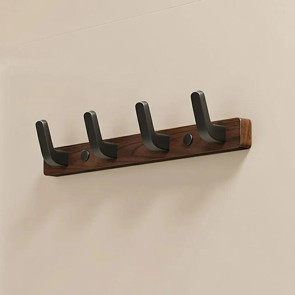 Chic Wall-Mounted Coat Hook with Rustic Appeal