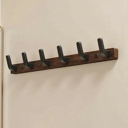 Chic Wall-Mounted Coat Hook with Rustic Appeal