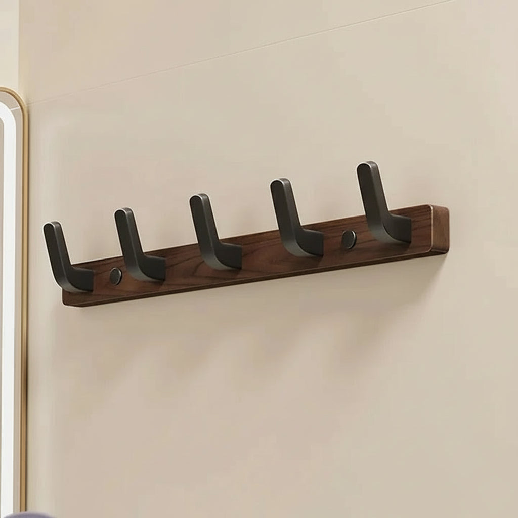Chic Wall-Mounted Coat Hook with Rustic Appeal