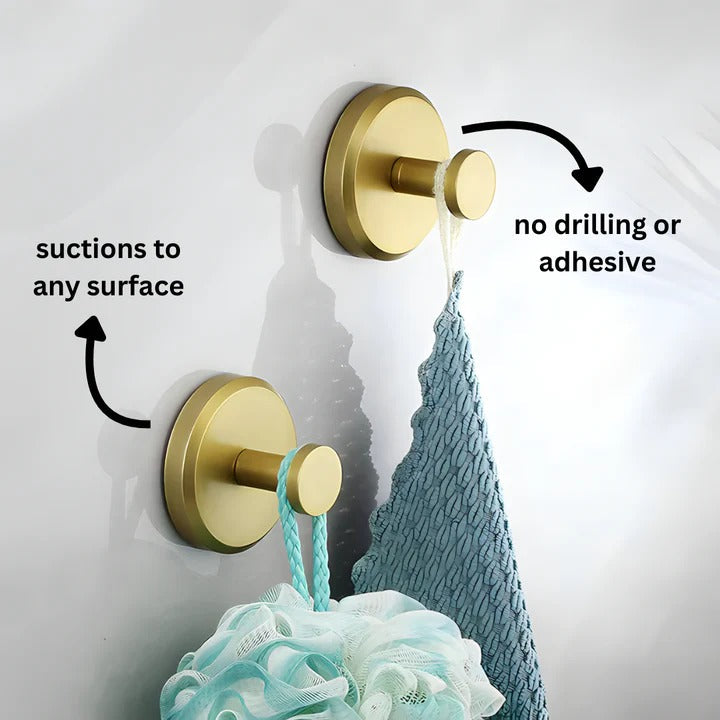 Easy Mount Suction Hooks for Effortless Organization