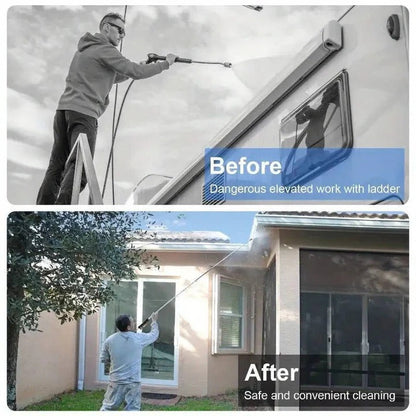 Versatile Pressure Washer Extension for High Reach Cleaning