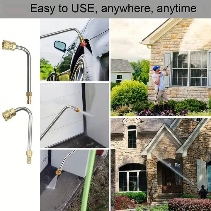 Versatile Pressure Washer Extension for High Reach Cleaning