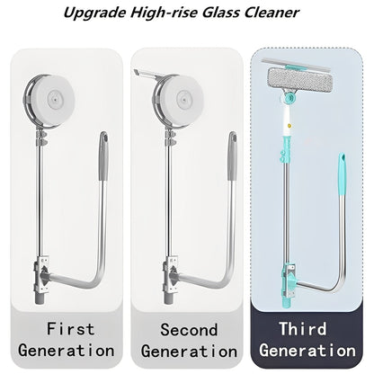 Extendable Window Cleaner Brush with Flexible Head