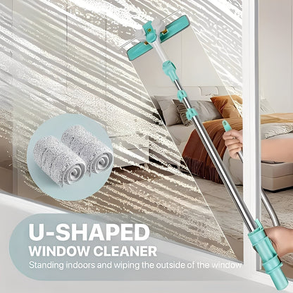 Extendable Window Cleaner Brush with Flexible Head