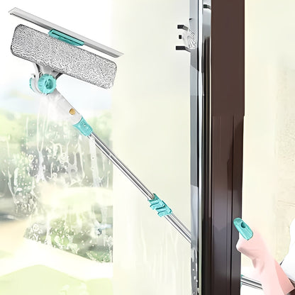 Extendable Window Cleaner Brush with Flexible Head