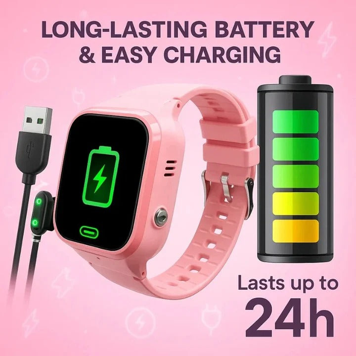 Smart Children's Watch with 4G Tracking and Communication
