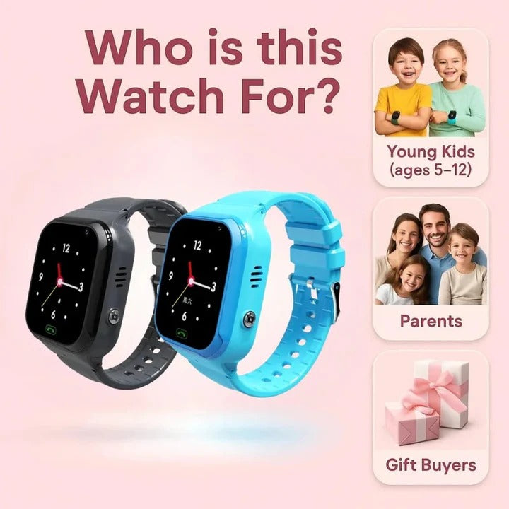 Smart Children's Watch with 4G Tracking and Communication