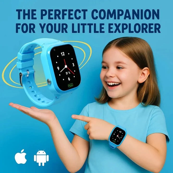 Smart Children's Watch with 4G Tracking and Communication