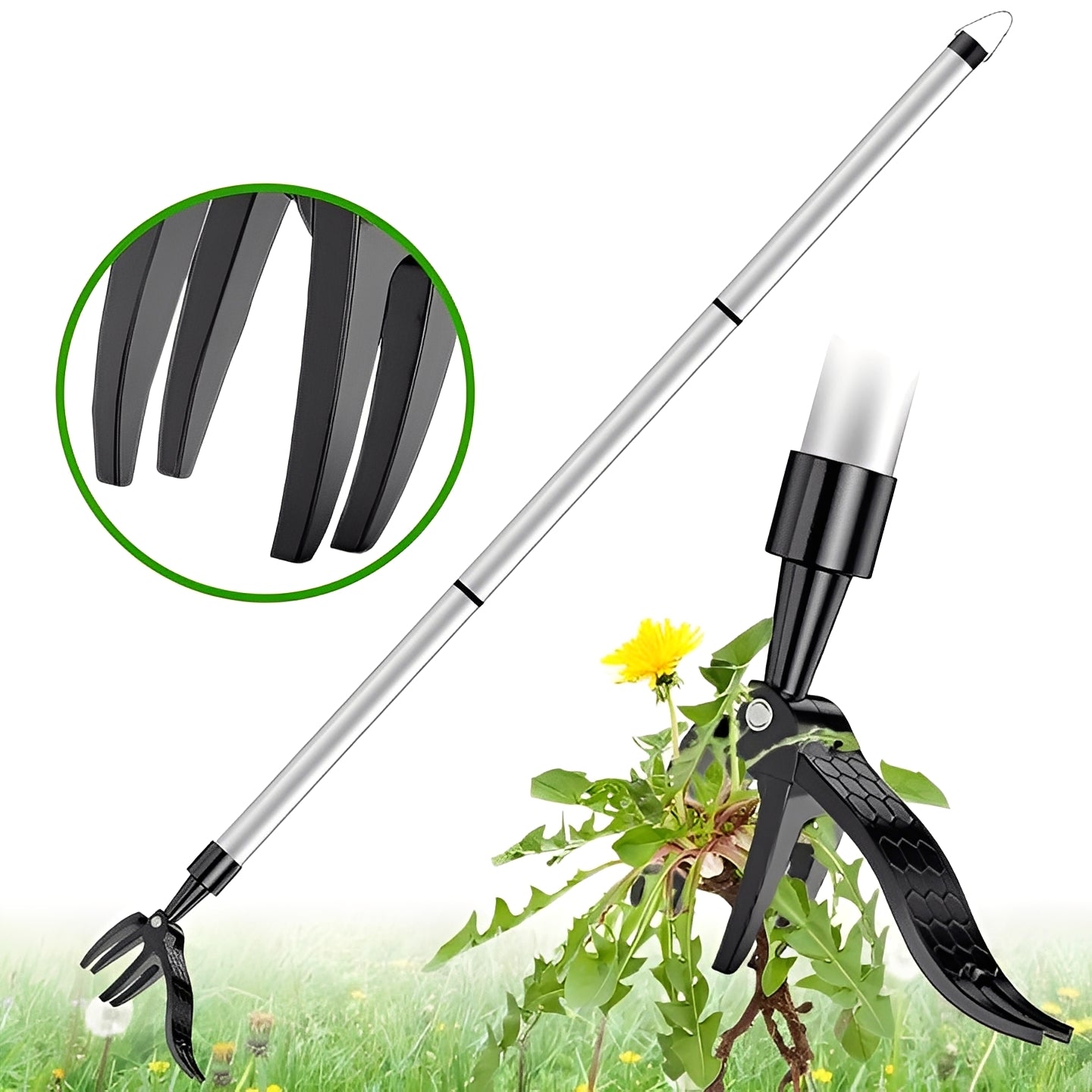 ErgoWeed Remover with Foot Lever for Effortless Weeding