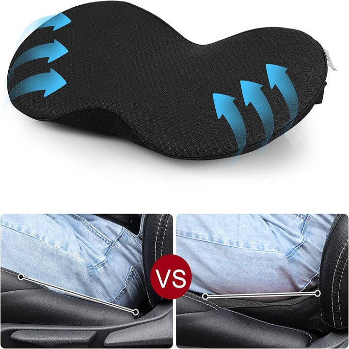 Elevate Your Comfort: Premium Memory Foam Car Seat Booster